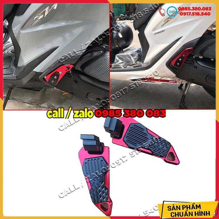 Gác Chân Biker CNC Gắn SH 2020 - 2021 Hàng Dầy Loại 1