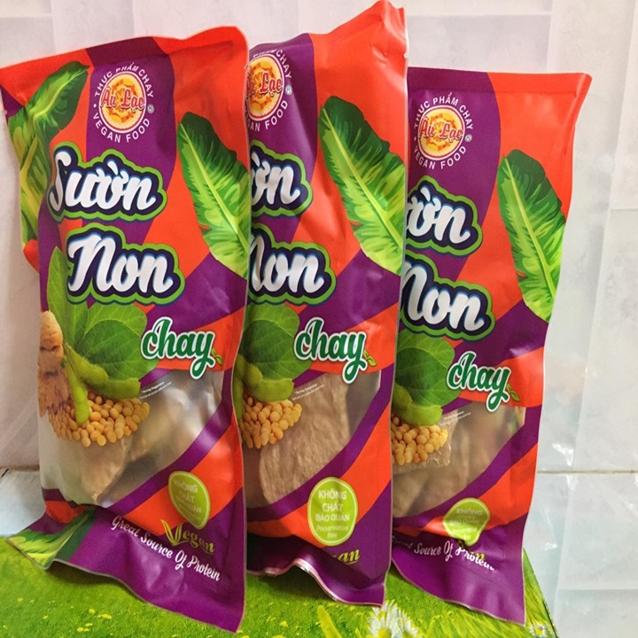 [HCM]Combo 3 Gói Sườn Non Chay Âu Lạc Ngon Bổ Sạch Rẻ - Bịch 100G