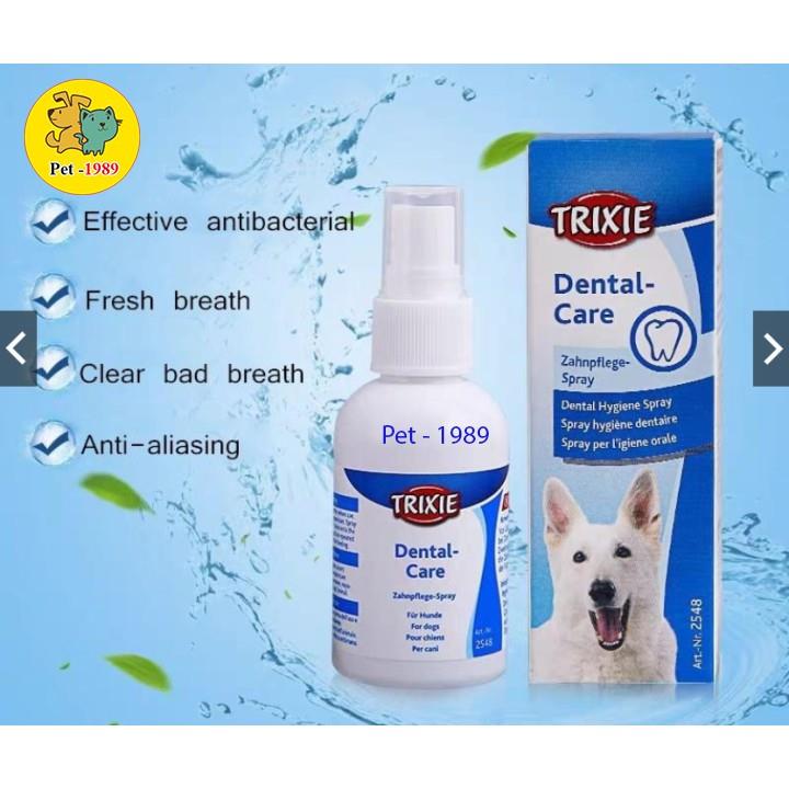 Xịt vệ sinh răng miệng TRIXIE Dental Care dành cho chó mèo xx