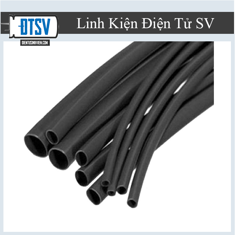Combo gen co nhiệt từ phi: 1 2 3 4 5 6 8 - mỗi loại 1m - linh kiện điện tử sv