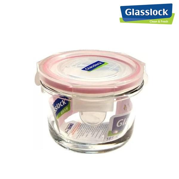 Hộp thủy tinh cường lực Glasslock hình tròn 160ml -tiện dụng - kín hơi - Made in Korea