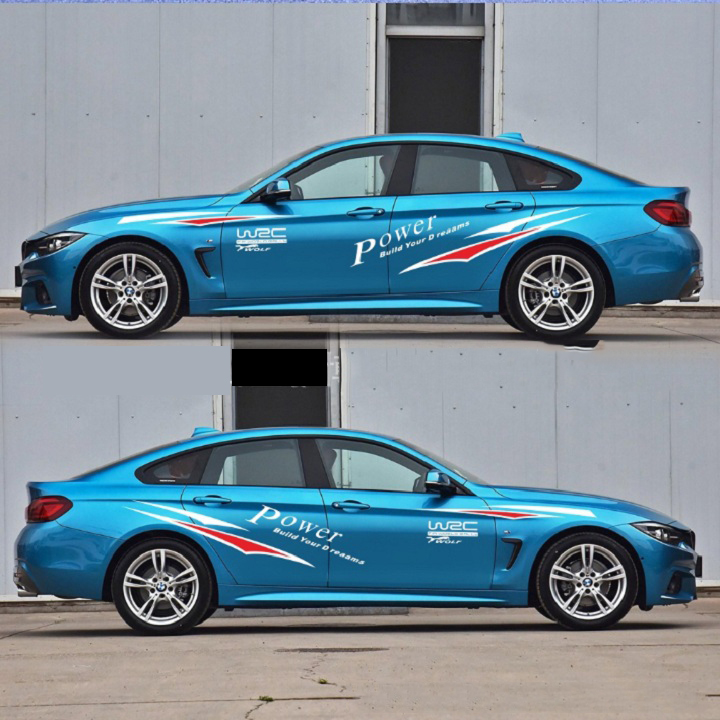 [HCM]Tem xe ô tô thể thao TS052 (trắng)