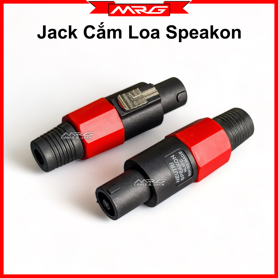 Rắc Loa Speakon, giá 1 cái, dùng kết nối loa | jack loa neutrik