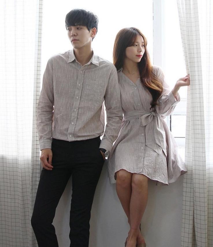 Đồ Đôi áo sơ mi nam với đầm váy nữ siêu hot vải bao đẹp-shop chuyên thiết kế các mẫu đồ đôi hót nhất các bạn vào lựa chọn nha