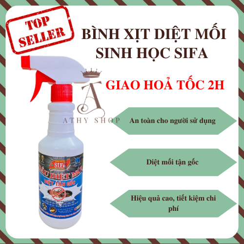 THUỐC DIỆT MỐI TẬN GỐC SIFA 493ML, chai xịt chống mối mọt hiệu quả cao nhanh chóng, diệt mối ăn gỗ giấy, chai hóa chất phun diệt côn trùng gián rận bọ chét, bình xịt diệt mối mọt tận gốc