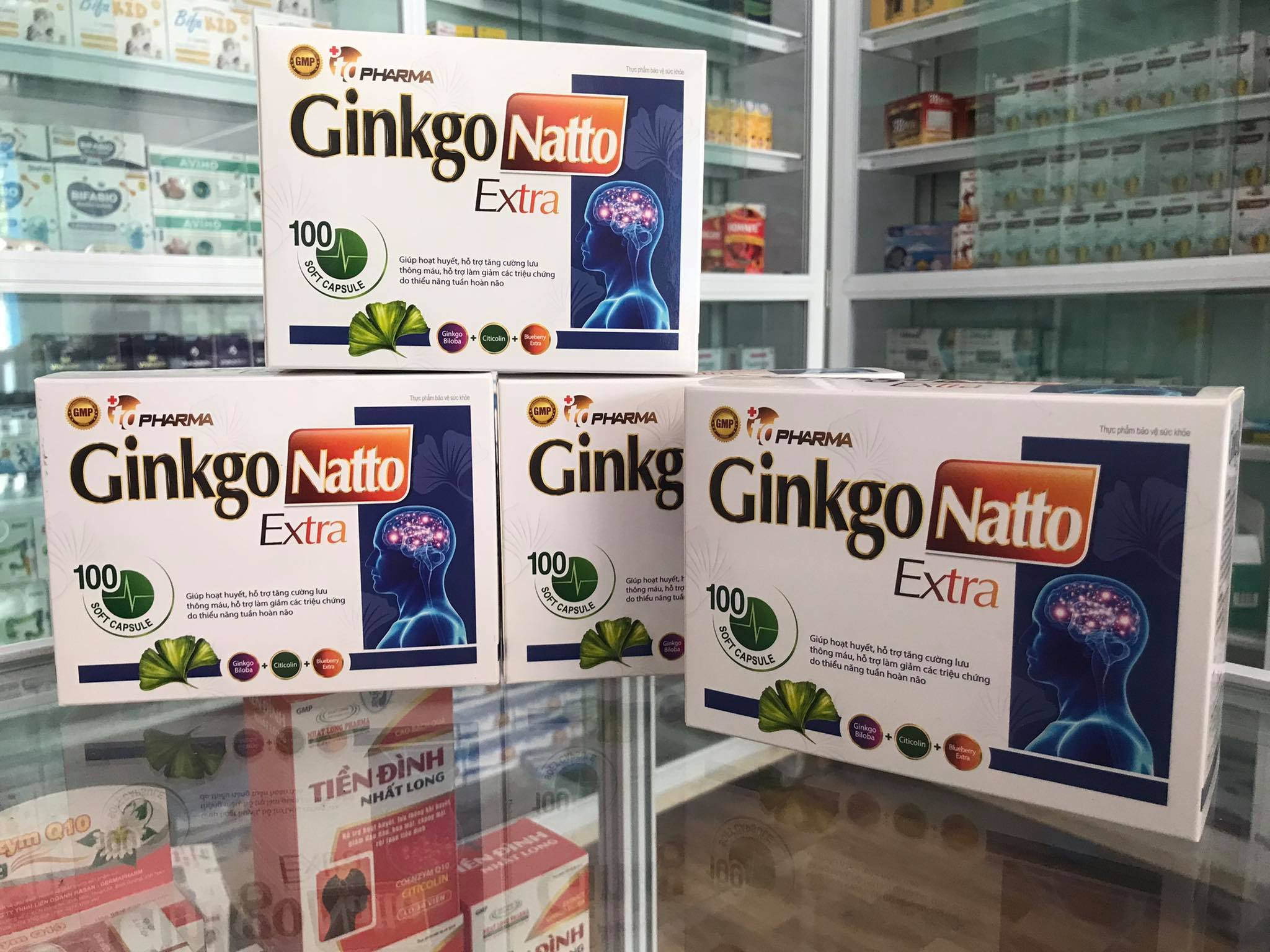 Tuần Hoàn Não GINKGO NATTO EXTRA - Tăng Cường Lưu Thông Máu Lên Não