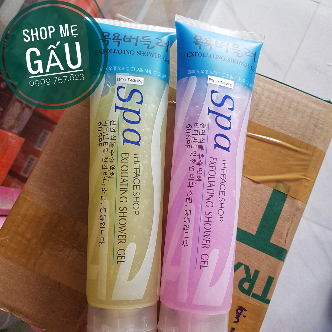 Gel tẩy tế bào chết spa tẩy da chết toàn thân
