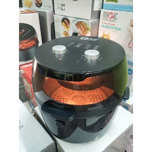 [XẢ KHO] NỒI CHIÊN KHÔNG DẦU CAMEL 8L THẾ HỆ MỚI NÚM CƠ, CỬA KÍNH CAO CẤP - KHÔNG DẦU, KHÔNG MÙI, KHÔNG KHÓI - AN TOÀN, TIỆN LỢI