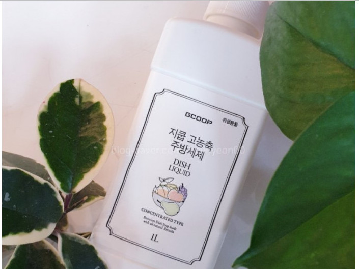 Nước rửa chén bát đậm đặc gcoop / gcoop dish liquid 고농축 주방세제 지쿱