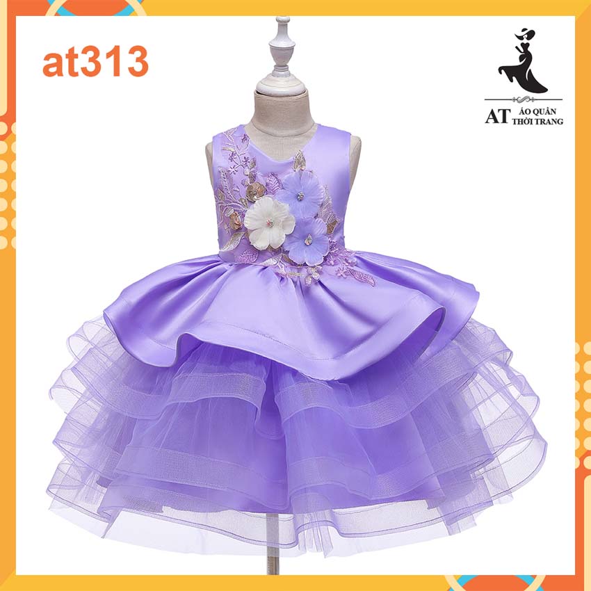 Đầm công chúa hàng thiết kế từ 14 đến 45kg - chất cotton mềm thoáng mát