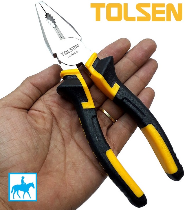 Kềm răng kềm điện 180mm 7inch combination pliers tolsen 10001