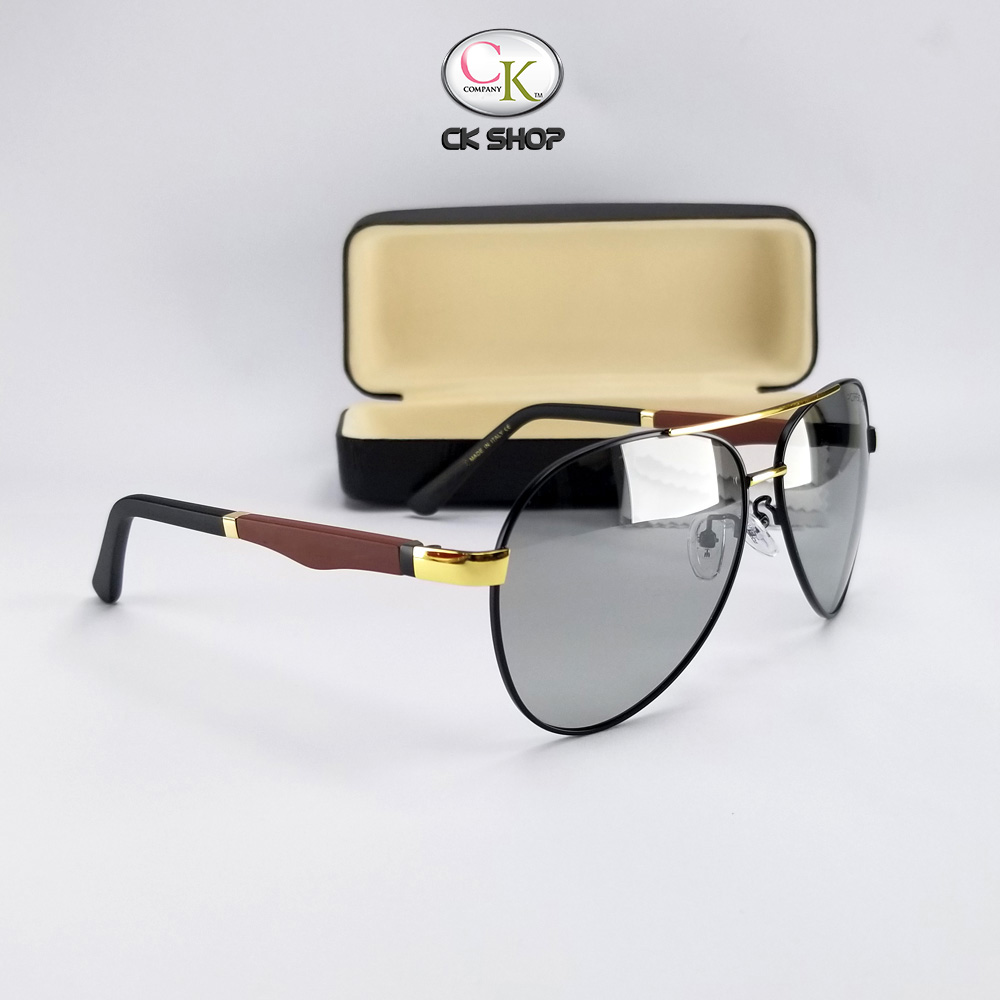 Kính mát nam đổi màu đi ngày đêm 7K8842 - Mắt kính nam đổi màu Form cổ điển tròng  Polarized phân cực trong suốt chống nắng chống tia UV bảo vệ mắt khỏi tia cực tím.