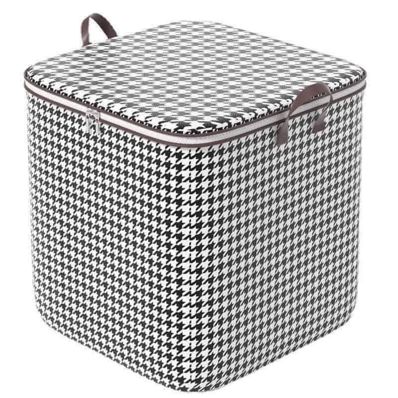 Giỏ đựng quần áo chăn màn 100 LÍT có thể gấp gọn bằng vải cỡ lớn hoạ tiết caro, dung tích 100L, giỏ đựng, giỏ , giở đựng quần áo. giỏ đựng mền, túi đựng quần áo, túi đựng chăn gối