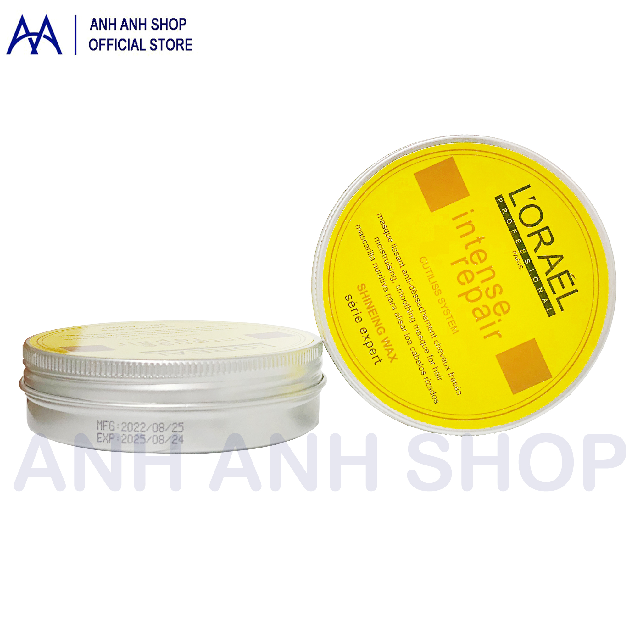 Sáp vuốt tóc Nhãn vàng trắng đục 100gr