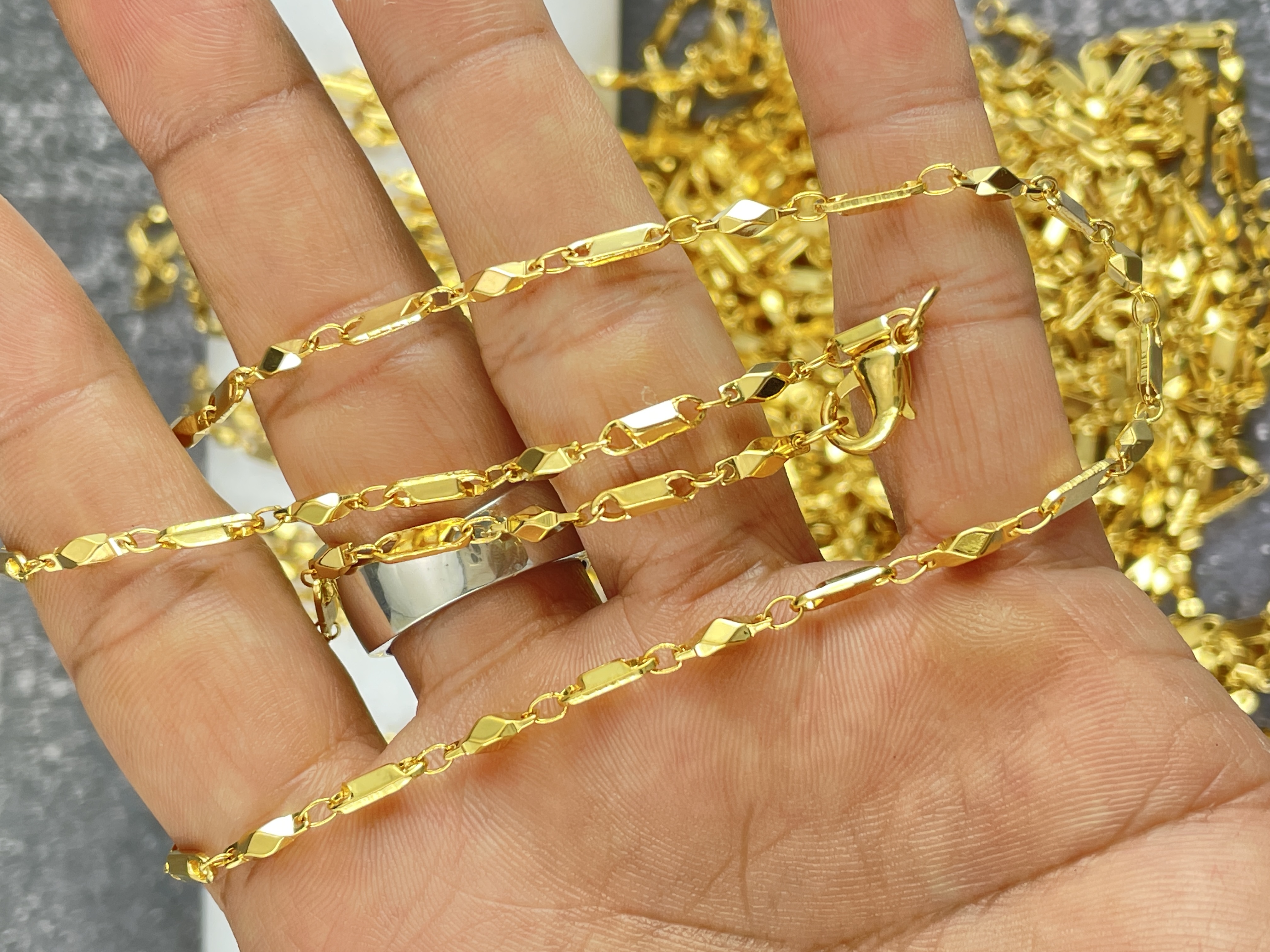 Dây chuyền nữ mạ vàng 24k cao cấp - dc056l75