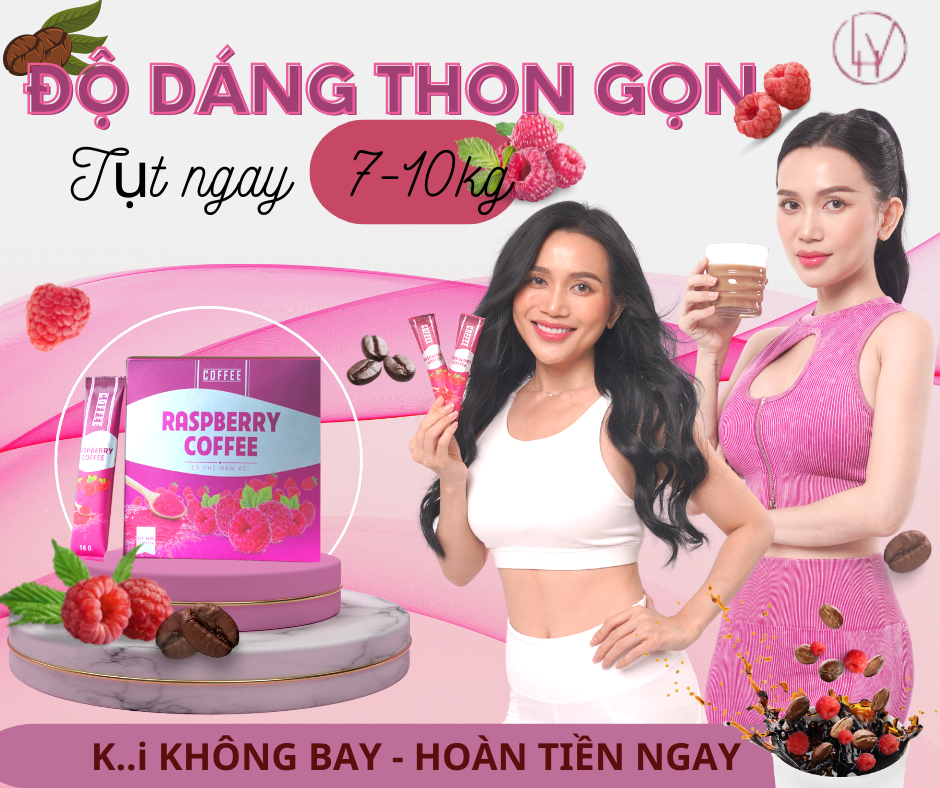[Chính Hãng] Combo 2 Hộp Cà Phê Mâm Xôi Giảm Cân