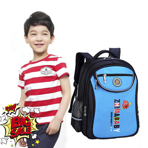 Balo học sinh, balo đi học trẻ em cao cấp chống gù lưng zhimababy bl01