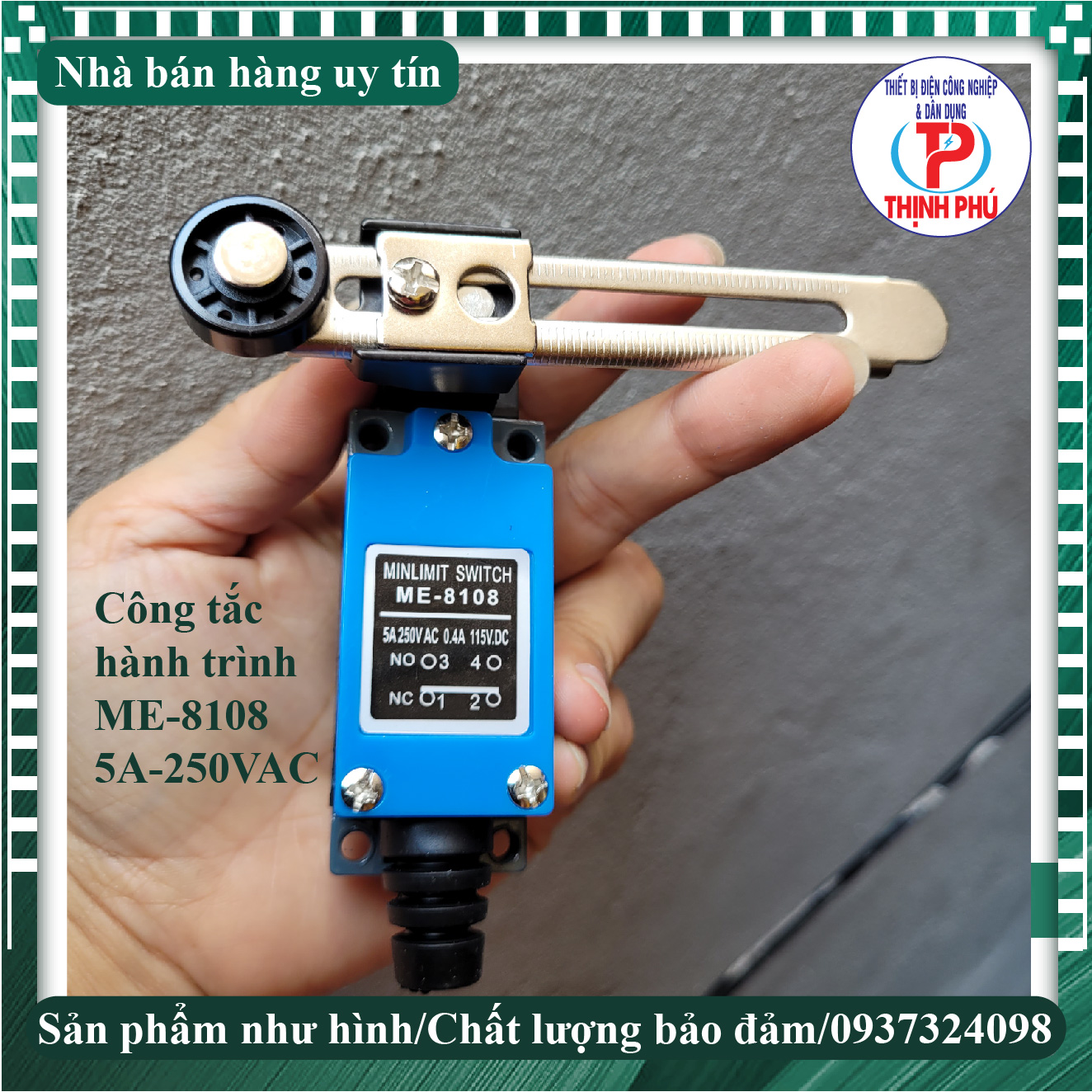 2 cái_công tắc hành trình me-8108 moujen 5a-250vac.