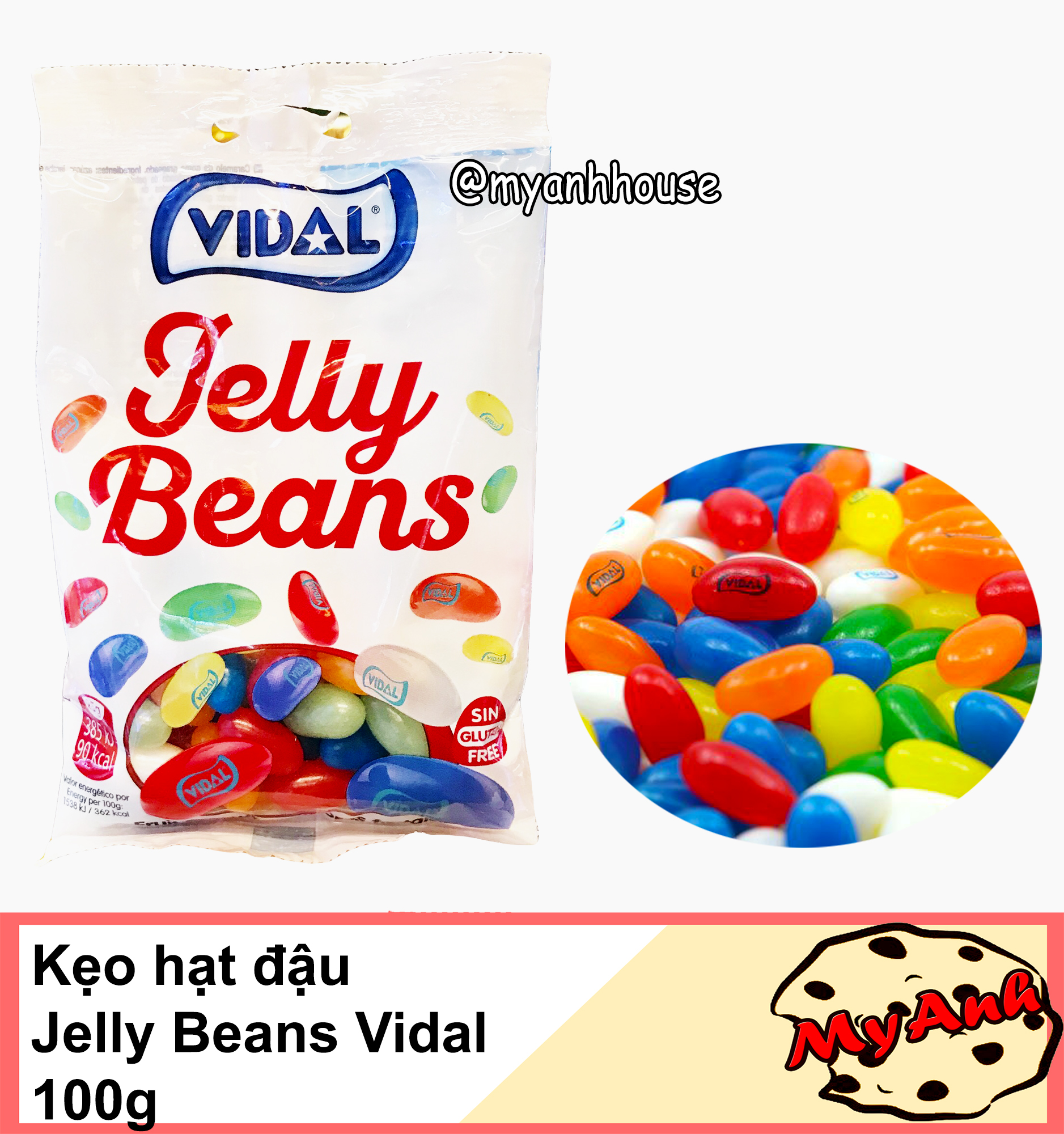 Kẹo dẻo vidal 100g date t3/2023