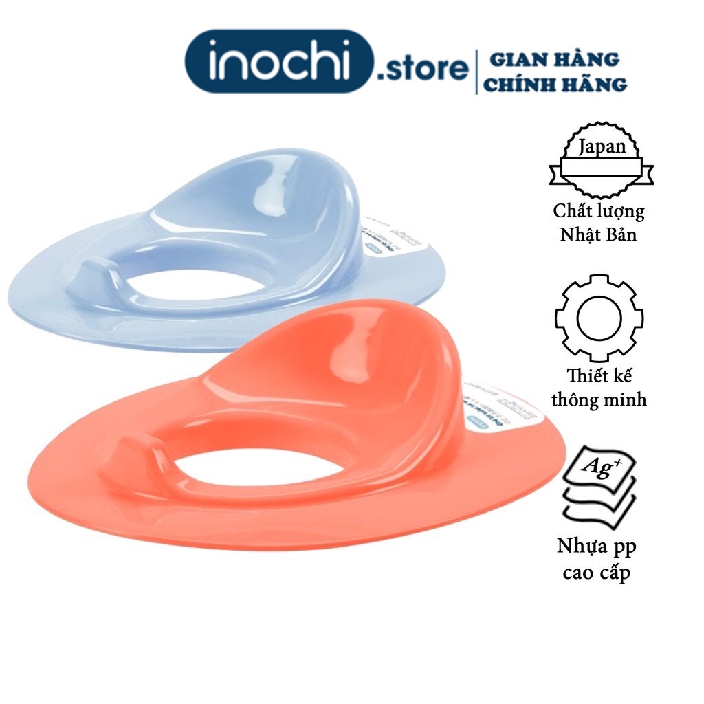 Ghế lót toilet - ghế lót bồn cầu, trẻ em tắm notoro dành cho mẹ và bé nhựa cao cấp chắc chắn với chiều cao phù hợp cho mẹ botrung