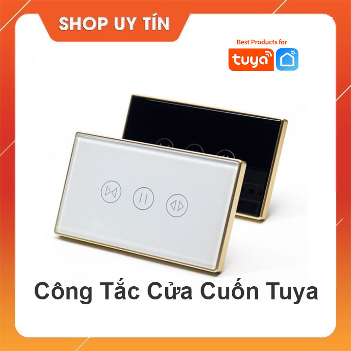 Công tắc wifi điều khiển cửa cuốn thông minh tuya smartlife. điều khiển đóng mở từ xa bằng điện thoại và giọng nói