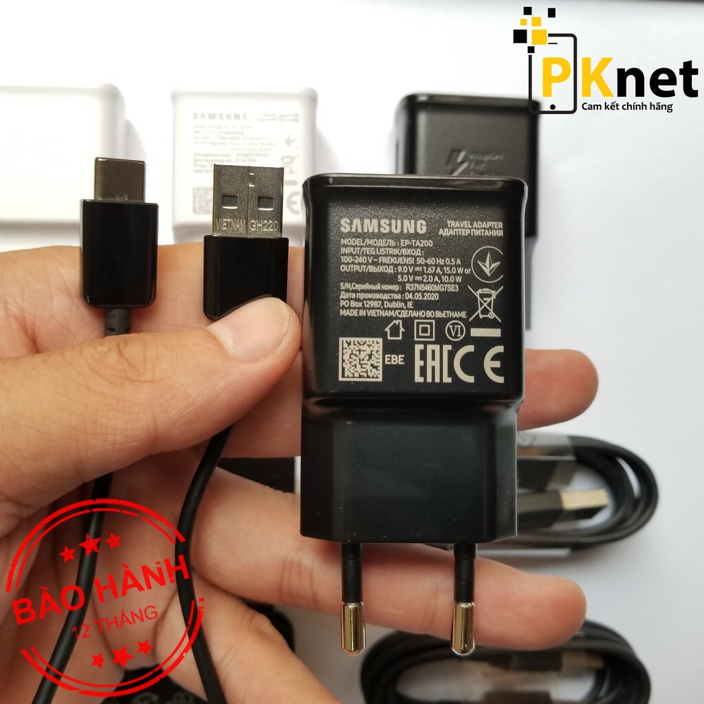 Sạc nhanh samsung chính hãng 15W dành cho S10/S9/S8/Note8/Note9...