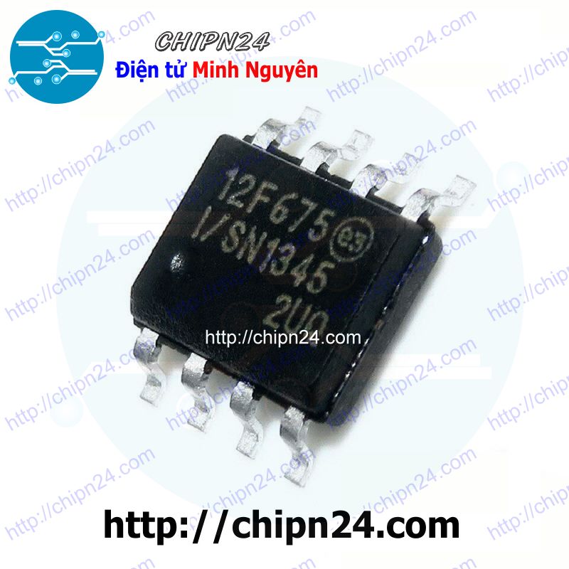 Ic dán pic12f675-i/sn sop-8
