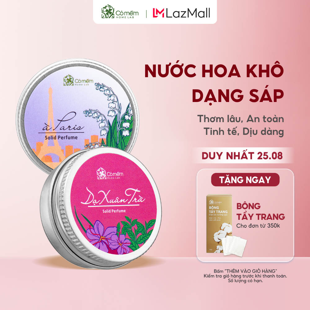 Nước Hoa Khô Thơm Lâu Thiên Nhiên Lưu Hương Thơm Lâu Cỏ Mềm Homelab 10g (Tặng kèm túi vải nhỏ)