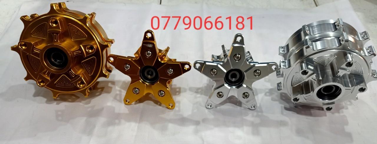 1 CẶP ĐÙM KHẾ VÀNG HOẶC KHẾ BẠC TRƯỚC SAU GẮN EXCITER150