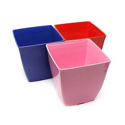 Combo 5 chậu nhựa vuông trồng cây cao cấp V12