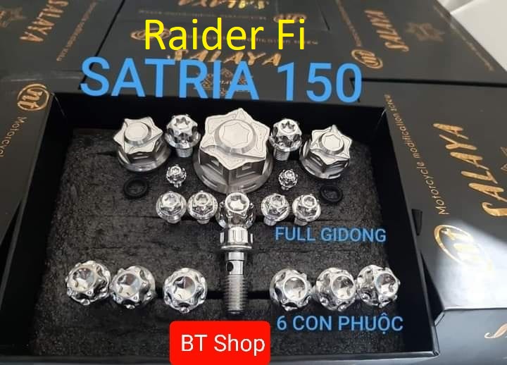 Full ốc salaya dàn đầu satria, raider fi 150