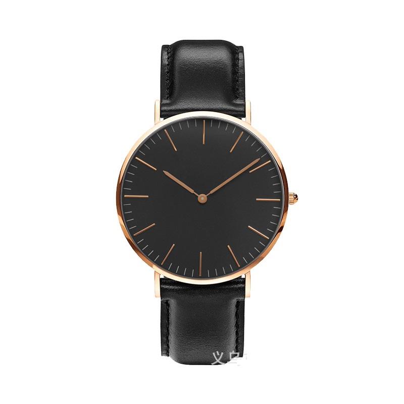 Đồng hồ nam dây da tổng hợp Geneva PKHRGE068 (mặt đen)