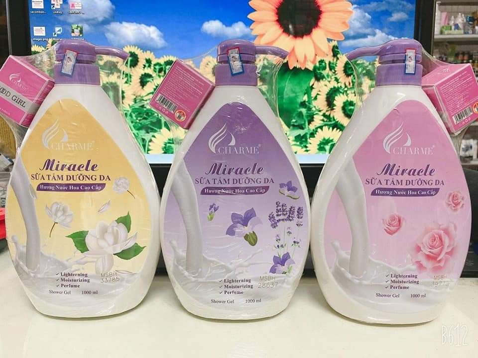 Sữa tắm dưỡng da hương nước hoa 1000ml