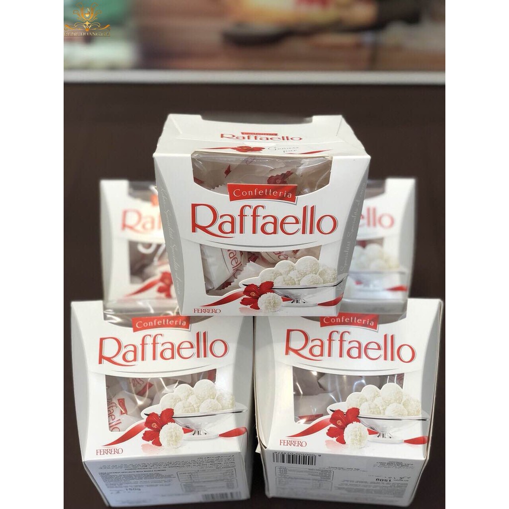 Kẹo hạnh nhân socola phủ dừa raffaello bịch 150gr