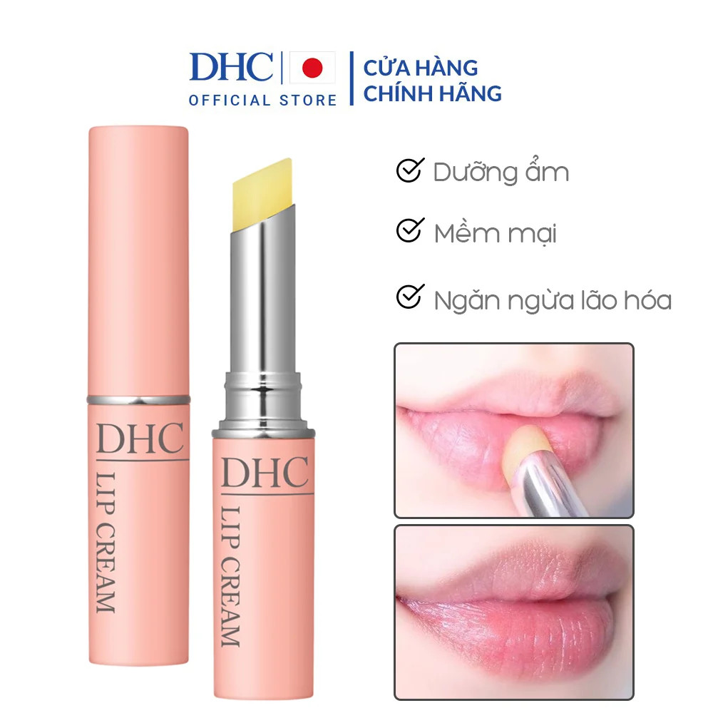 Son Dưỡng Ẩm Cho Môi Mềm Mại Mịn Màng DHC Lip Cream