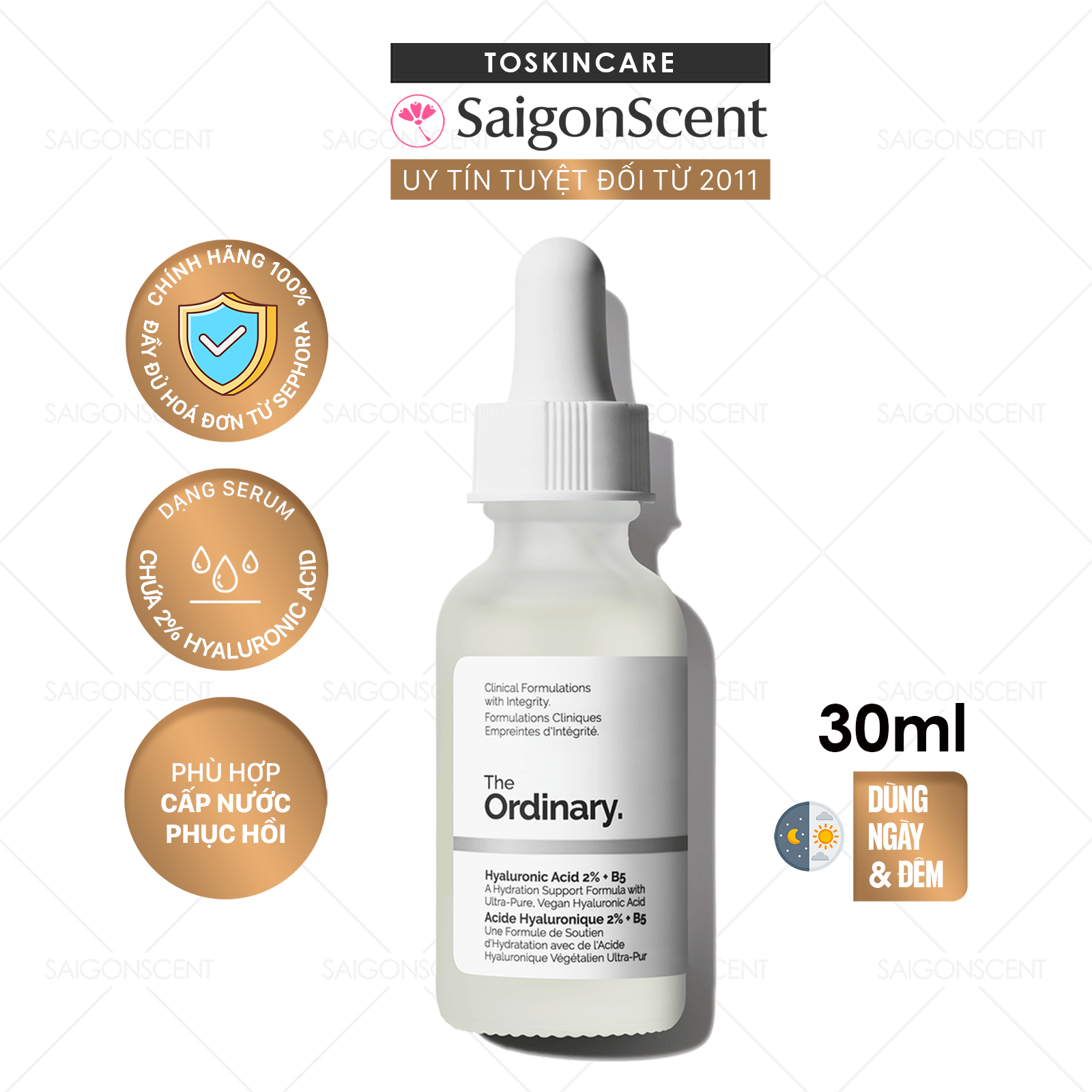 Tinh chất The Ordinary Hyaluronic Acid 2% + B5