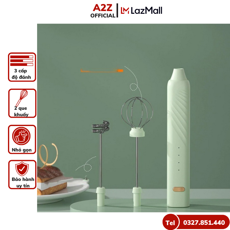 Máy đánh trứng cầm tay, máy đánh trứng mini, máy tạo bọt cà phê cầm tay - máy đánh trứng sữa tạo bọt cafe cầm tay mini 3 tốc độ nhiều chức năng, sạc bằng điện, có que tạo bọt, khuấy bột, pha trà
