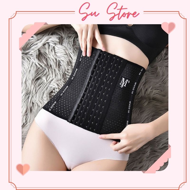 Nịt bụng giảm mỡ đai bụng giảm eo gen nịt bụng 6 nấc nịt bụng chống cuộn thon vòng eo gen bụng giảm cân - su