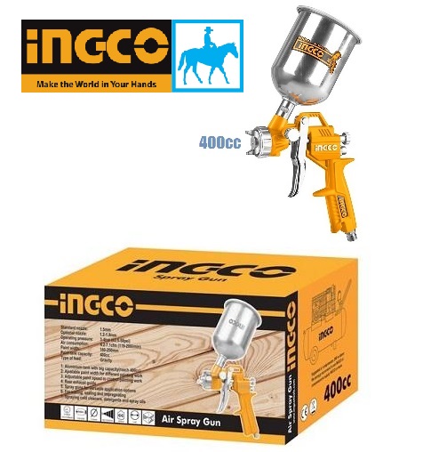 Dụng cụ phun sơn 400cc ingco asg4041