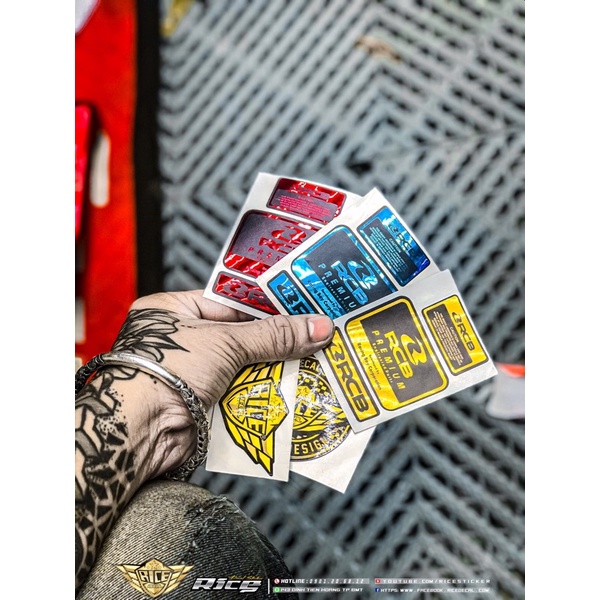 Tem phuộc bình dầu rcb gold