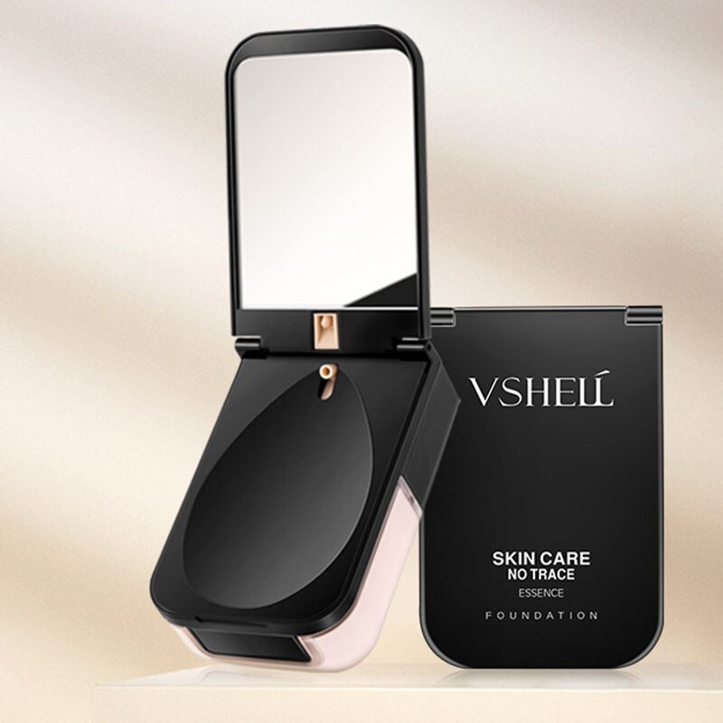 Kem nền VSHELL Kem nền trang điểm chuyên nghiệp Dầu nền miễn phí che phủ hoàn toàn lâu dài Mỹ phẩm nền dạng lỏng