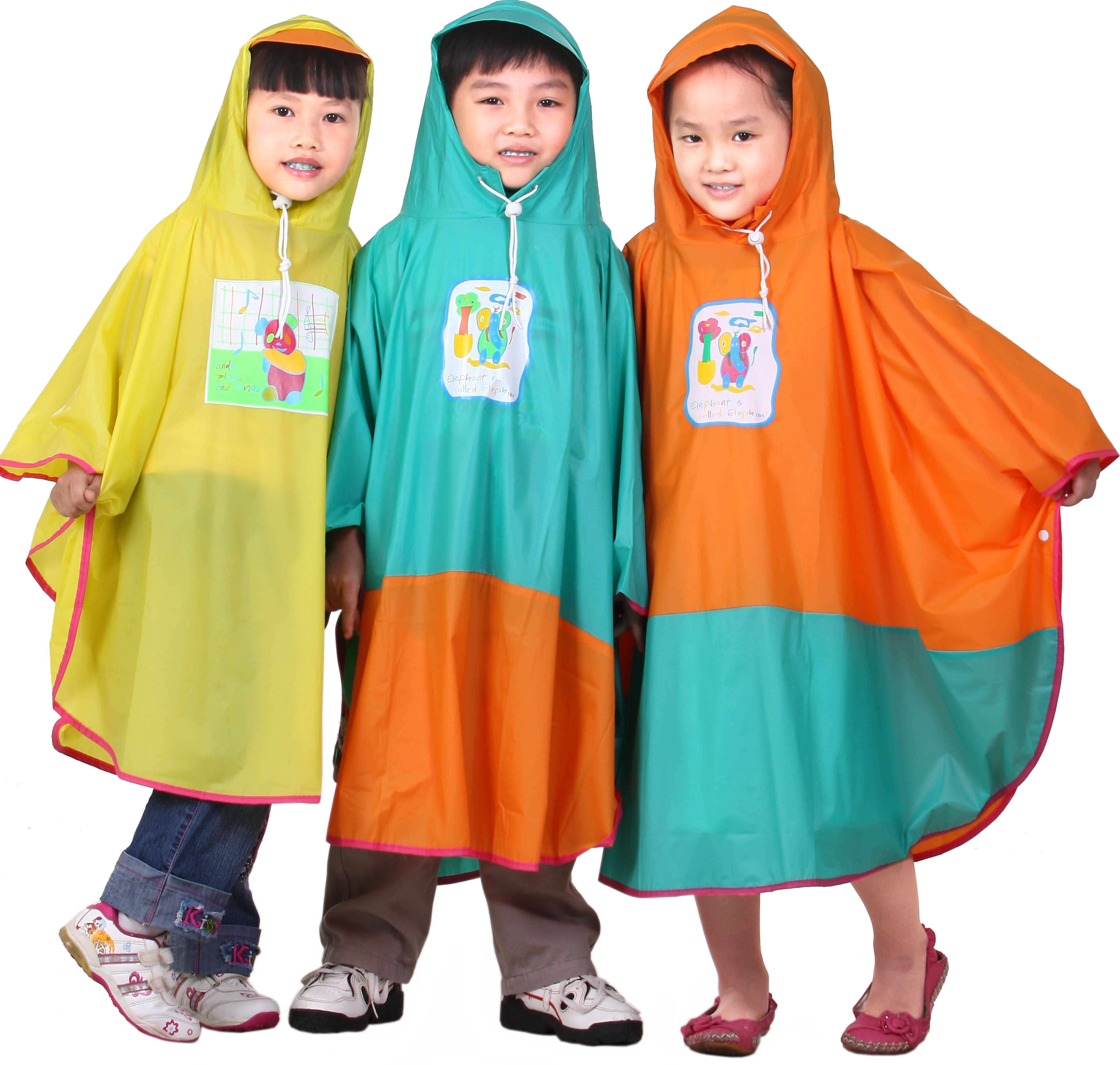 Áo mưa bướm rando cao cấp màu ngẫu nhiên trẻ dưới 1.3 m