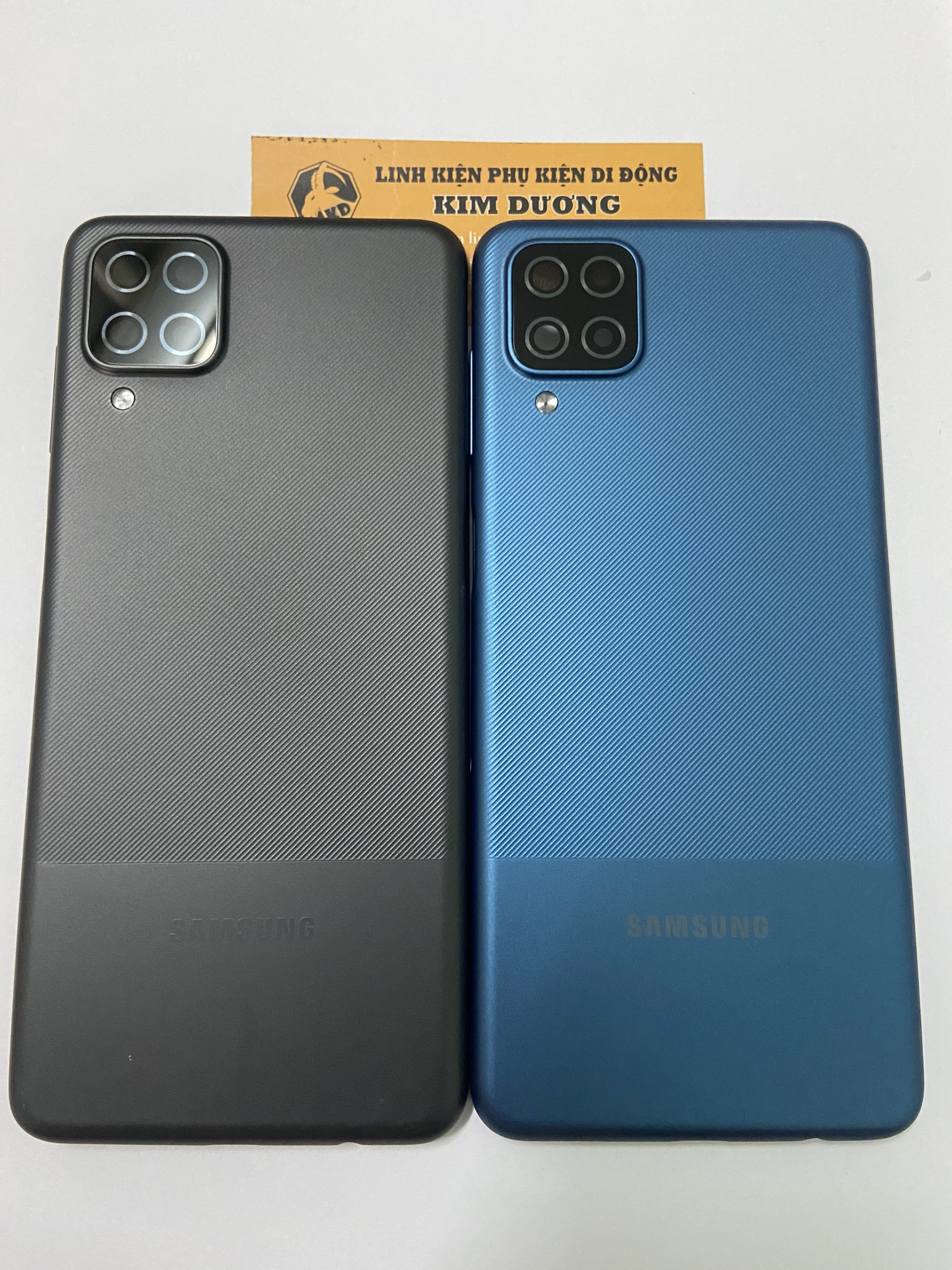 Vỏ lưng sau/ Nắp lưng cho Samsung Galaxy A12 kèm kính camera