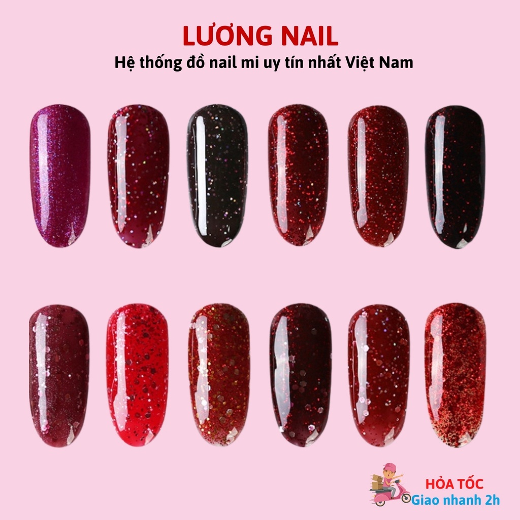 Sơn gel AS sơn móng tay màu nhũ ánh sao mã HZ