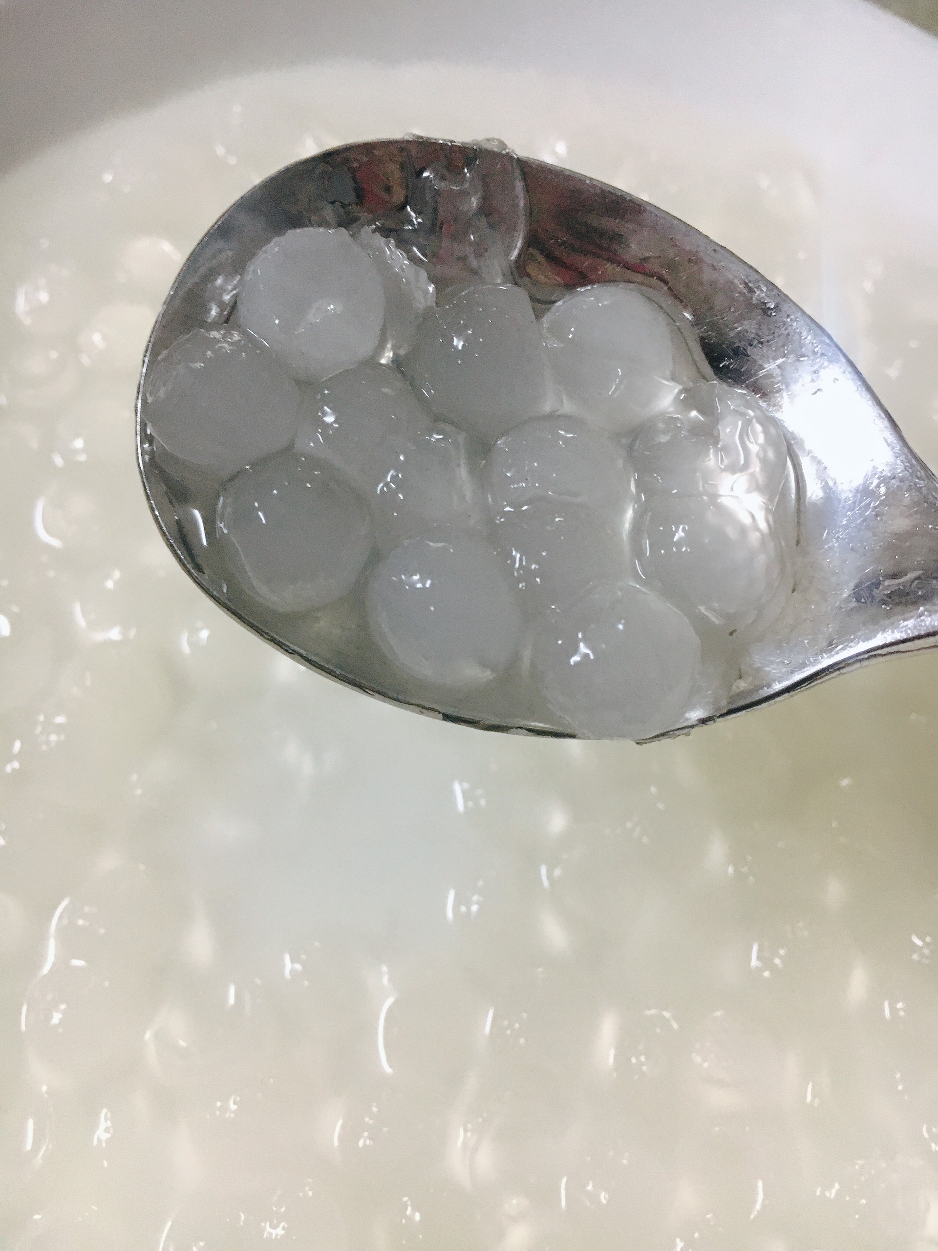 Trân châu trắng - Thạch 3Q - Magic ball - vàng