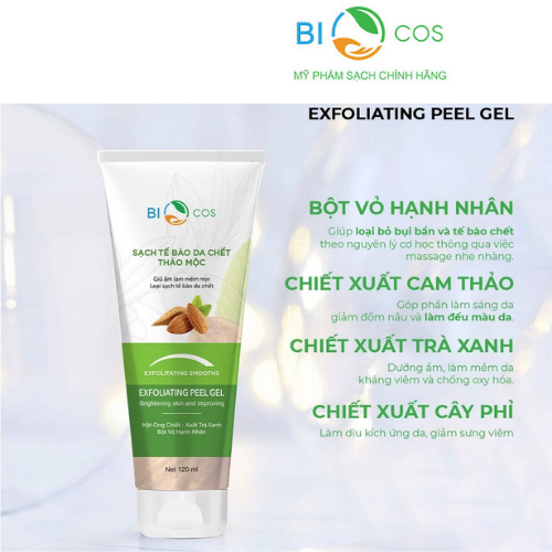 Tẩy tế bào chết, dưỡng ẩm,sáng da biocosmetics 100gr