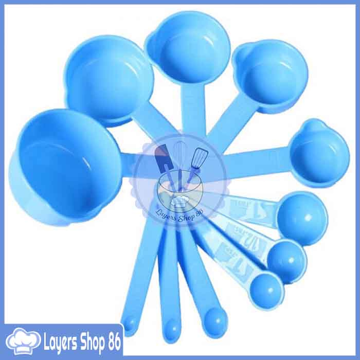 Bộ thìa và cup đong định lượng 11 món, cup đong nguyên liệu, Bộ 11 thìa và cup đong nguyện liệu