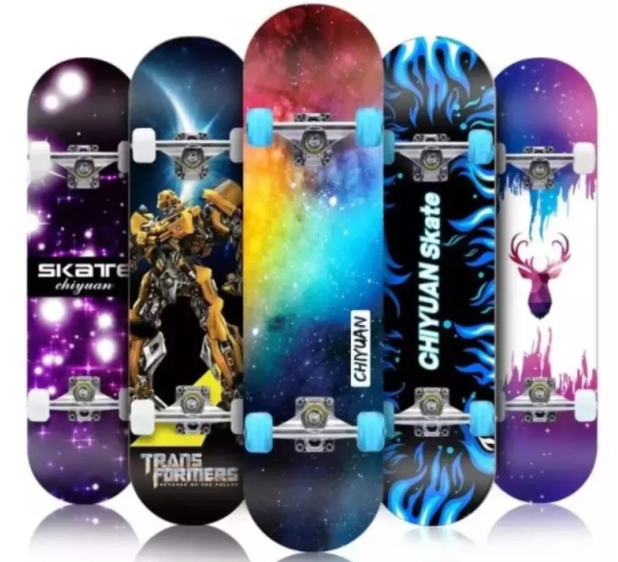 Skateboard, ván trượt thể thao đạt chuẩn thi đấu,ván trượt trẻ em gỗ phong ép 8 lớp siêu bền chắc chắn dễ thương, ván trượt thể thao cho bé cao cấp bánh cao su chắc chắn, chịu lực tốt, siêu bền.