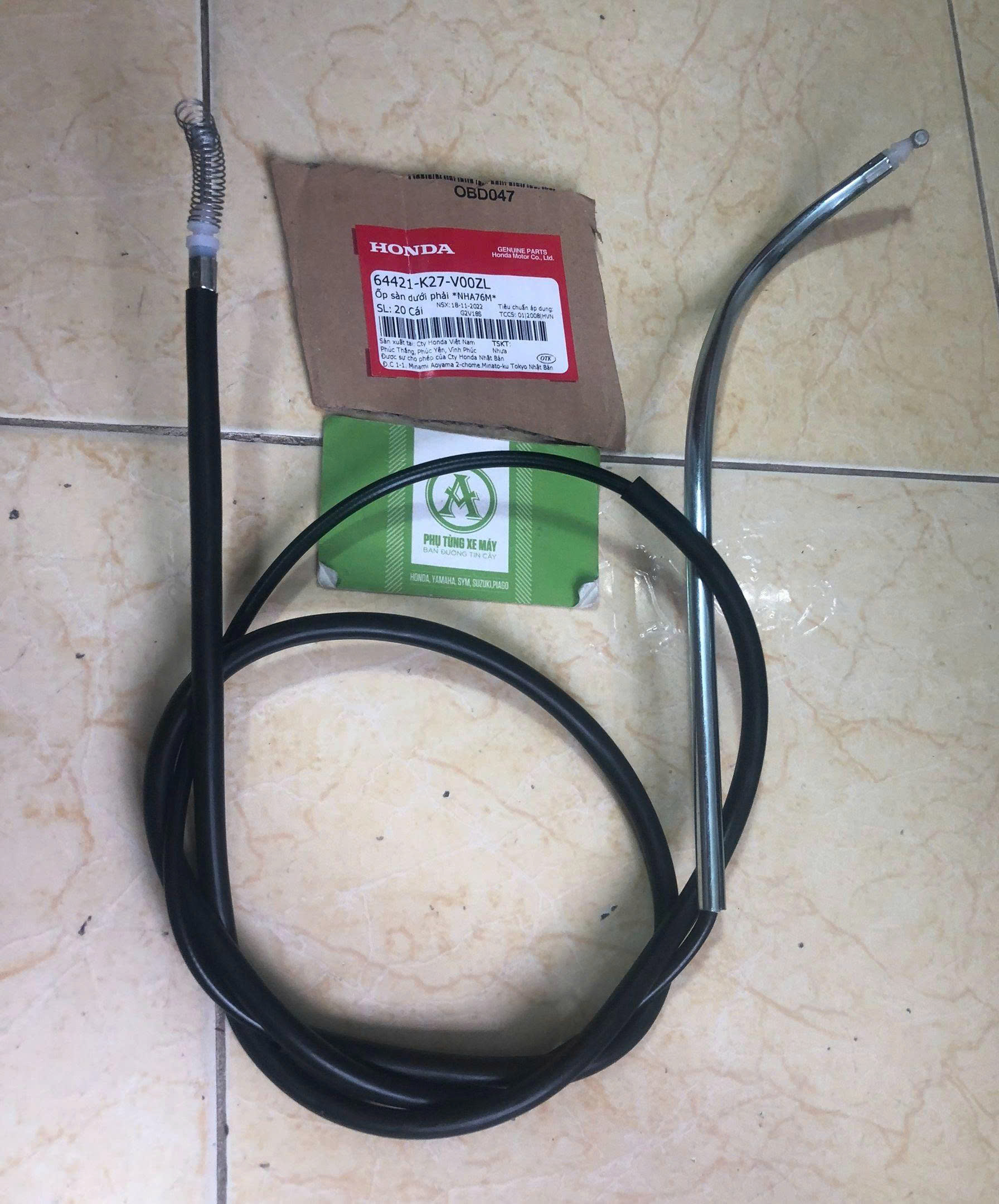Saddle Zipper (Saddle Opener) Honda Air Blade Ab 110Cc, 170cm Long