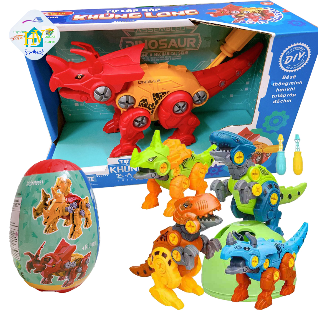 Đồ play assembled dinosaur Duka toys intelligent help your baby develop